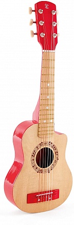 Музыкальная игрушка Гитара, цвет - Красное пламя 